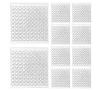 Parliky 10 hojas de puntos adhesivos transparentes de 10 mm, masilla adhesiva de doble cara, removible para pósteres, decoración de paredes, manualidades, proyectos escolares, 100 unidades por hoja.