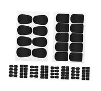 Parliky 10 Hojas Parches Boquilla Saxofón y Unidades Almohadillas Gruesas Ovaladas y Cuadradas para Tenor Soporte Antideslizante para Práctica Diaria y Conciertos