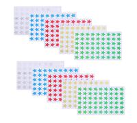 Parliky 10 Hojas Pegatinas de Estrellas de Recompensa Autoadhesivas para Planificador y Seguimiento de Hábitos Resistentes y Motivacionales para Aula y Crecimiento Personal