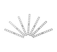 Parliky 10 Piezas Barras Metálicas para Separador de Pastillas de Guitarra de Cuerdas Barra Espaciadora de Precisión para Altura para Instalación y Alineación de Pastillas Humbucker