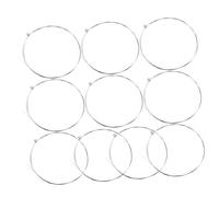 Parliky 10 Piezas Cuerdas de Guitarra Acero Inoxidable Reemplazo para Guitarras Acústicas y Eléctricas Cuerdas Resistentes y Fáciles de Instalar para Músicos Portátiles