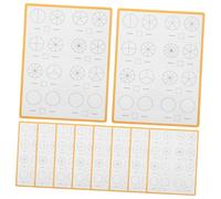 Parliky 10 Piezas De Material Manipulativo De Fracciones Matemáticas Para Enseñar Fracciones A Kit De Aprendizaje Aprendizaje De Matemáticas Para La Escuela