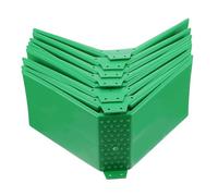 Parliky 10 Piezas de Perchas de Plástico Verde para Aves, Soporte para Descanso con Función de Desarrollo de Habilidades, Accesorio Adecuado para Suministros de Aves Estilo Aleatorio
