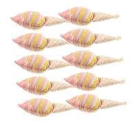 Parliky 10 piezas Globos Helado para Fiestas Cumpleaños Decoración Temática Verano Rosa Mate Mini Cono Ice Kit