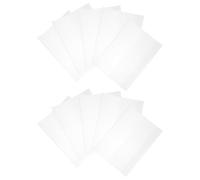 Parliky 10 Piezas Protector Libros Transparentes Unidades Cubierta Plástica Resistente para Libros Protectora para Lectura Escolar