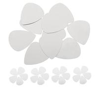 Parliky 100 Piezas Púas de Guitarra de Acero Inoxidable con Borde Plectros Metálicos para Eléctrico y Guitarras Acústicas Duraderos y Compatibles para Rock Jazz y Country