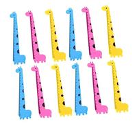 Parliky 12 Piezas Reglas Infantiles de Plástico Diseño Portátil y de Animales Regla Ligera y Práctica para Dibujo y y Colores Aleatorios Color Aleatorio Color Aleatorio