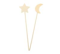 Parliky 12 Piezas Varitas de Hada de Madera para Manualidades DIY Varitas Resistentes para Pintar y Decorar Accesorio Creativo para Cumpleaños y Fiestas Infantiles