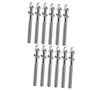 Parliky 12piezas Tornillos De Tensión Para Tambor De Caja Repuestos Para Jazz Compatible Tambores De Percusión