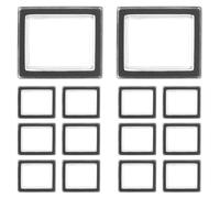 Parliky 15 piezas Cubierta Protectora para Interruptores Tipo Barco de Resistente al Agua y Retardante de Llama con Tapa de Plástico para Protección de Botones de Emergencia y Uso