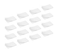 Parliky 16 Tiras Antideslizantes para Sofá 4x6 Cm Color Crema, Parches Autoadhesivos para Sujetar Sábanas y Fundas, Clips de Cierre de Gancho y Bucle para Evitar Deslizamiento en