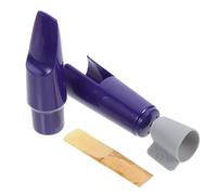 Parliky 1juego Boquilla De Saxofón Profesional Soporte De Kit Completo De Accesorios Para Saxofón y Clarinete Resistente y Fácil De Usar Para Músicos