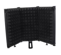 Parliky 1juego Filtro Antiviento Para Micrófono Protector De Grabación Reducción De Pantalla Aislante Para y Streaming Cubierta Plegable y Portátil