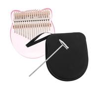Parliky 1juego Kalimba Acrílica De Piano De Pulgar Portátil Para Principiantes y Avanzados Funda y De Afinación y Para y