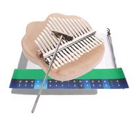 Parliky 1juego Kalimba Portátil De Teclas Piano De Dedos Para Principiantes Instrumento Musical Diseño Ergonómico y Acabado Hermoso Para Entretenimiento