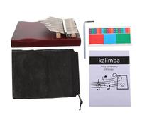 Parliky 1juego Kalimba Teclas Piano De Pulgar Portátil Para Principiantes y Profesionales Instrumento Musical De Madera Adultos Para y Relajación