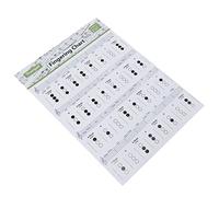 Parliky 1pieza Guía De Acordes Para Trompeta Póster De Referencia De Acordes Para Principiantes Visual y Fácil De Usar Para Estudiantes y Músicos Profesionales Compacto Colores