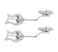 Parliky 2 Clips de Partitura Diseño Ligero en Hierro Plata para Trombón y Estilo Simple Fáciles de Usar y Transportar para Música en Marcha