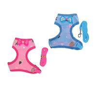 Parliky 2 Juegos Conjunto de Arnés para Gallinas y con Cuerda de Tracción para Mascotas Correa Extra Larga para Paseo y Control Seguro al Aire Chaleco Ajustable para Aves Pequeñas