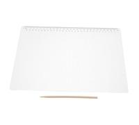 Parliky 2 Juegos Reglas Plantilla Transparente Espaciado para Exámenes Escritura Dibujo y Diario Escolar Regla Multifuncional para Respuestas y Caligrafía