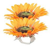 Parliky 2 Piezas Abrazadera para Cortina Girasol, Metal