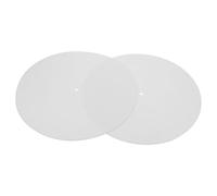 Parliky 2 piezas Alfombrilla de Fieltro para Tocadiscos Tapete Antideslizante Protector para Reproductor Vinilos Reduce Vibraciones y Ruido para Mejor Sonido Casa