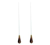 Parliky 2 piezas Bastones de Resina para Dirección Musical Duraderos y Flexibles Accesorios para Orquesta y Banda para Conciertos y Espectáculos Escenario
