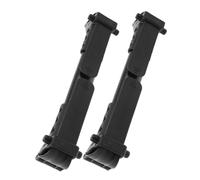Parliky 2 piezas Conector para Cochecitos Gemelos Ajustable Accesorio Desmontable y Ligero para Sillas de Paseo Adaptador Seguro para Mellizos y Hermanos