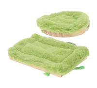 Parliky 2 Piezas Nido para Pájaros Cálido y Grueso con Colgante Cama Suave de Felpa para Periquitos Cacatúas y Loros Refugio Seguro y Acogedor para Jaula Escondite Térmico para Mascotas