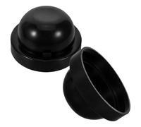 Parliky 2 Piezas Protector Faro Coche Goma Resistente Cubierta Sello Polvo para Faros Delanteros Auto Tapa Guardia Sellado Luz Vehículo Fácil Instalación