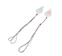 Parliky 2 Piezas Silbatos de Cerámica Forma de Juego de Juguetes Musicales Portátiles Rosa y Azul para Fiestas Cumpleaños y Carnavales Fabricante de Sonidos Brillantes y Duraderos