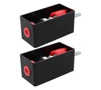 Parliky 2 Unidades Aisladores de Vibración para Techo con Resorte Amortiguadores Acústicos Antivibración para Ktv Estudios y Salas de Audio Reductores de Ruido y Vibración Paredes