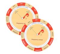 Parliky 2 Unidades Tabla del Médico de Embarazo en Papel Impresa Gráfico Semanal Embarazo Indicadores de Semanas Colorida para Seguimiento Fácil y Guía para Futuras Mamás