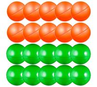 Parliky 20 Piezas Bolas de Sorteo Apertura, PVC, Naranja y Verde