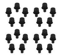 Parliky 20 Piezas Clips Plásticos para Rejilla Altavoz Botones Presión para Mallas Acústicas Soportes Aplicables Protectores para Altavoces Accesorios DIY para Montaje y Decoración
