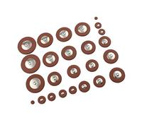 Parliky 28piezas Almohadillas De Para Saxofón Soprano Accesorios De Color Marrón y Compatibles De Saxofón