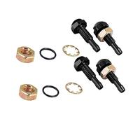 Parliky 2juego Boquillas De Lavaparabrisas De Reemplazo Negro Pulverizador De Agua Para Windshield Instalación Compatible Mayoría De Vehículos