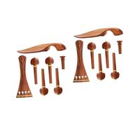 Parliky 2juegos Accesorios Para Violín Jujube Barbilla De y Instalación y Durabilidad Para Entusiastas Del Violín