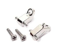 Parliky 2juegos Prensa De Cuerdas Rodillos Para Guitarra Eléctrica De Soportes Para Cuerdas De Estilo Color Plateado