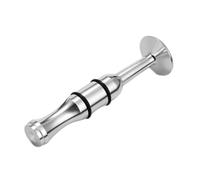 Parliky 2piezas Ejercitador De Bucal Premium Para Trombone Saxofón y Instrumentos Práctico y Color Plata