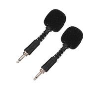 Parliky 2piezas Micrófono De Grabación De Reducido Micrófono Direccional para Streaming y Compatible Teléfonos y Computadoras Portátil y De Usar
