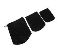 Parliky 3 Piezas Almacenamiento Impermeables para Mochila de Senderismo Sacos Comprimibles Prueba de Polvo para Guardar Chaquetas de Plumón para Camping y Viajes al Aire Negro