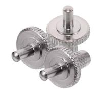 Parliky 3 Piezas Electric Guitar Bridge Studs Metal Screw Kit For Precise Bridge Adjustment Compatibility With Professional Finish
