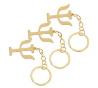 Parliky 3 Piezas Llaveros Psicología Acero Inoxidable Colgante Símbolo Creativo para Llaves de Coche Oficina Escuela Regalo para Profesores y Estudiantes