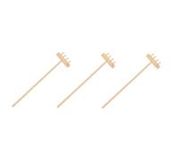 Parliky 3 Piezas Mini Conjunto de Rastrillos para Jardín Zen de Herramientas Duraderas para Crear Patrones Arena para Decoración de Escritorio Meditación
