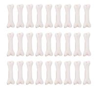 Parliky 30 Piezas de Mini Huesos Falsos de Halloween, Miniaturas para Decoración Festiva, Tamaño 1.9x0.5x0.2 Cm, Accesorios para Manualidades y Mesa de Arena, Ideales para Ambientar