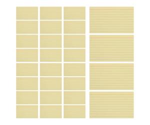 Parliky 300 Unidades Tarjetas de Estudio en Papel Rayadas 3 X 5 Pulgadas para Estudiantes Categorización y Fácil Repaso Ideales para Exámenes y Material Universitario