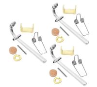 Parliky 3juegos Completo De Accesorios Para Trombón Con Válvula De Drenaje y Almohadillas De Para Instrumentos De Viento y De Trombones