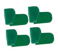 Parliky 4 Almohadillas De Apoyo Pulgar Del Clarinete, Reposapulgar De Silicona Verde, Accesorio Ligero y Portátil Para Clarinete, Soporte Cómodo Para Dedos, Adecuado Para Músicos y Práctica