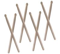 Parliky 4 Pares de Baquetas de Madera para Caja Buena Sensación de Toque y Respuesta Rápida, Accesorios de Percusión Ideales para Niños en Práctica de Orquesta